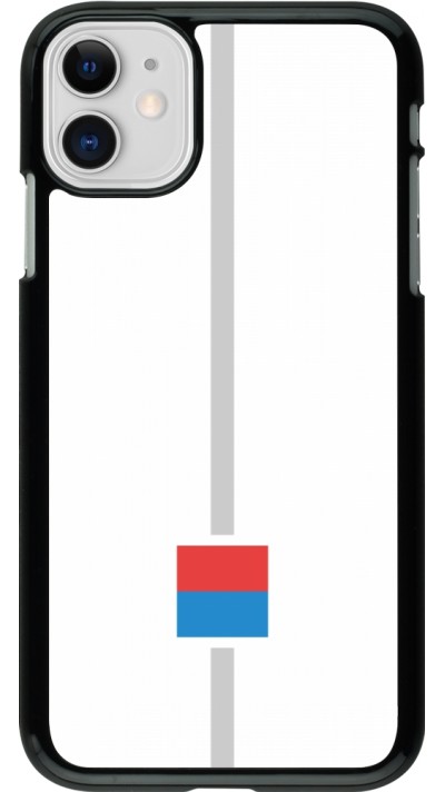 iPhone 11 Case Hülle - Kanton TI weiss