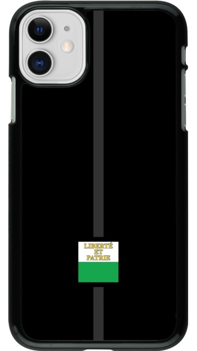 iPhone 11 Case Hülle - Kanton VD schwarz
