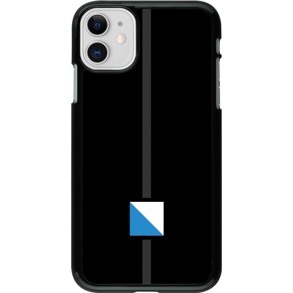 iPhone 11 Case Hülle - Kanton ZH schwarz