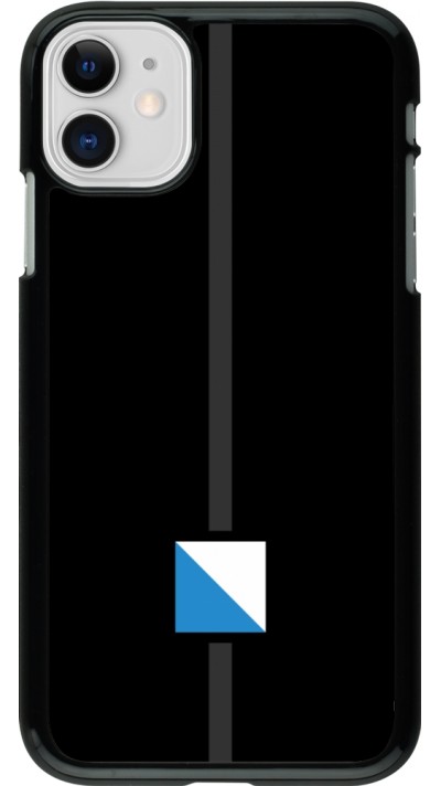 iPhone 11 Case Hülle - Kanton ZH schwarz