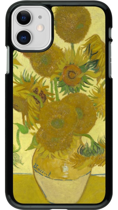 Coque iPhone 11 - Tableau art - Les Tournesols - Van Gogh