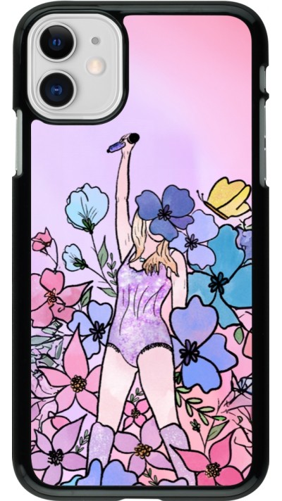 Coque iPhone 11 - Taylor Swift Sketch - Pink