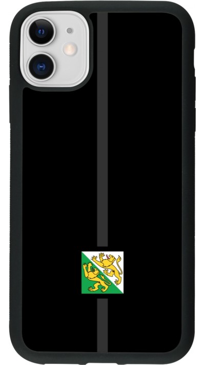 iPhone 11 Case Hülle - Silikon schwarz Kanton TG schwarz
