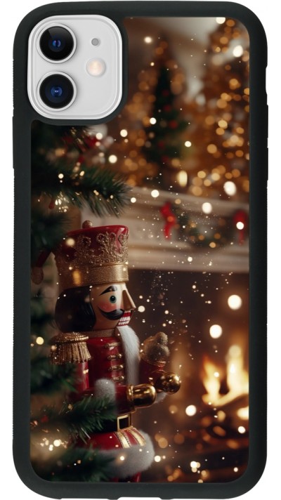iPhone 11 Case Hülle - Silikon schwarz Christmas 25 Xmas Nutcracker