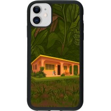 iPhone 11 Case Hülle - Silikon schwarz Benitos house DTMF
