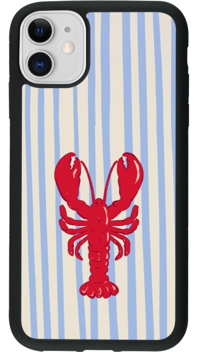 iPhone 11 Case Hülle - Silikon schwarz Red lobster 2026