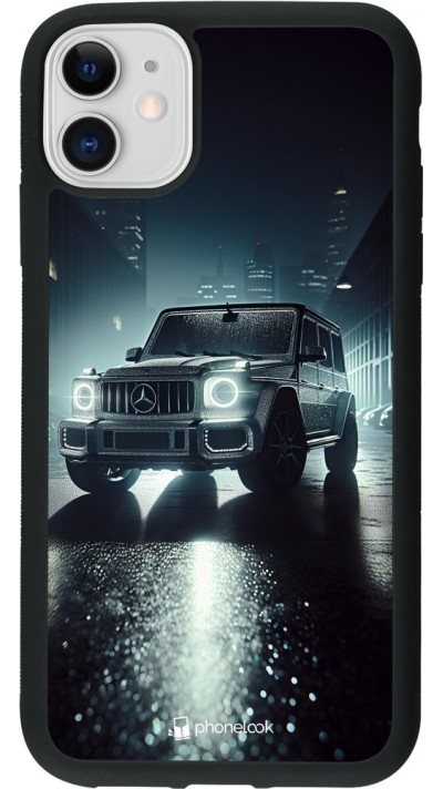 iPhone 11 Case Hülle - Silikon schwarz Mercedes G AMG Nacht