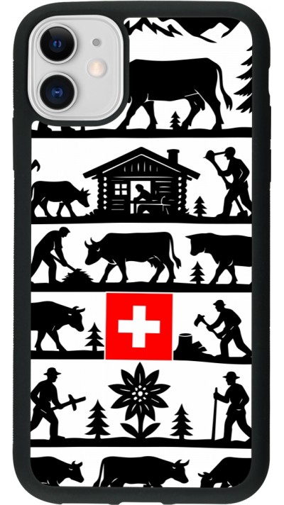 iPhone 11 Case Hülle - Silikon schwarz Poya Schweiz 1