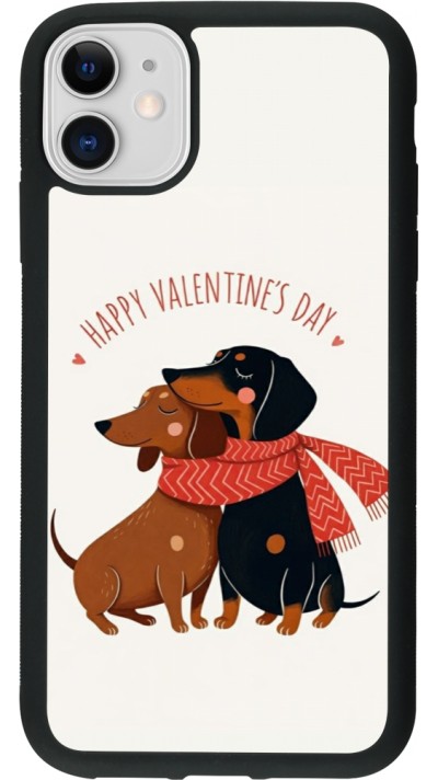 iPhone 11 Case Hülle - Silikon schwarz Saint Valentines Day 26 Happy Valentine