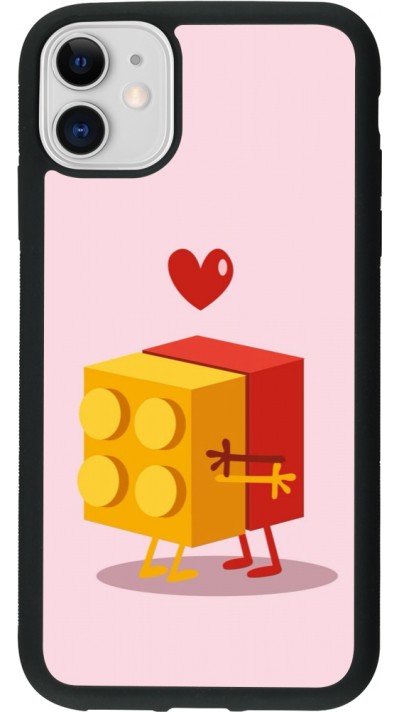 iPhone 11 Case Hülle - Silikon schwarz Saint Valentines Day 26 Puzzle