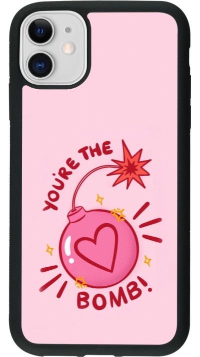 iPhone 11 Case Hülle - Silikon schwarz Saint Valentines Day 26 You are the bomb