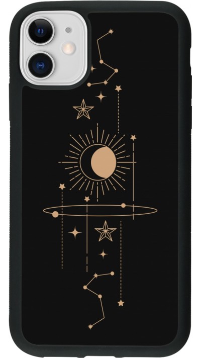 iPhone 11 Case Hülle - Silikon schwarz Spring 23 astro
