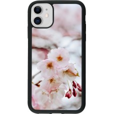 iPhone 11 Case Hülle - Silikon schwarz Cherry tree Spring 2026