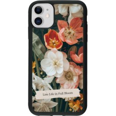 iPhone 11 Case Hülle - Silikon schwarz Full Bloom Spring 2026