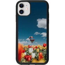 iPhone 11 Case Hülle - Silikon schwarz Hot air balloon Spring 2026