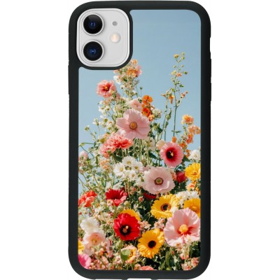 iPhone 11 Case Hülle - Silikon schwarz Spring flowers Spring 2026