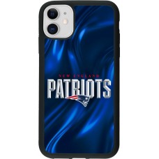 iPhone 11 Case Hülle - Silikon schwarz Super Bowl 26 Patriots 2