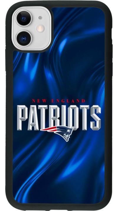 iPhone 11 Case Hülle - Silikon schwarz Super Bowl 26 Patriots 2