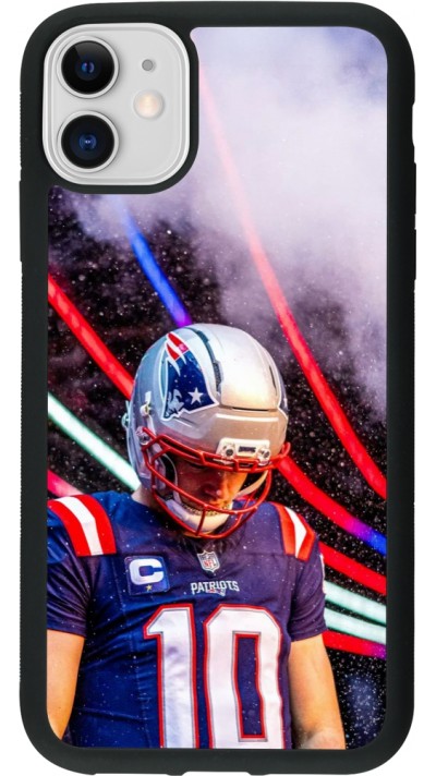 iPhone 11 Case Hülle - Silikon schwarz Super Bowl 26 Patriots 3