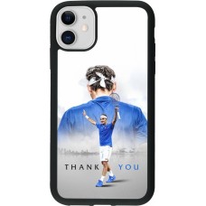 iPhone 11 Case Hülle - Silikon schwarz Thank you Roger