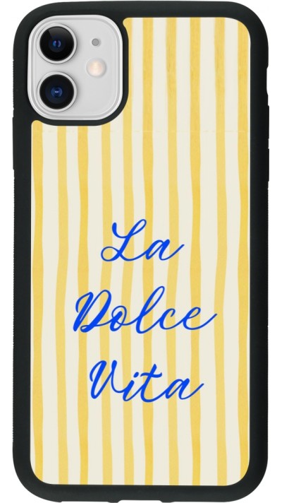 iPhone 11 Case Hülle - Silikon schwarz The good life 2026