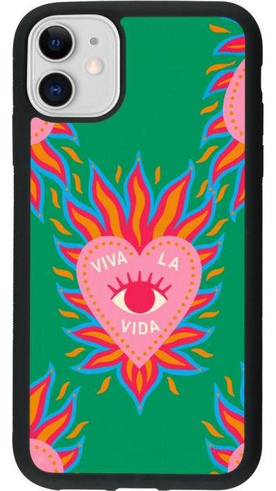 iPhone 11 Case Hülle - Silikon schwarz Viva la vida 2026