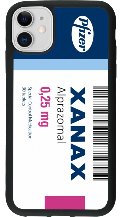 iPhone 11 Case Hülle - Silikon schwarz Xanax Alprazolam 2025