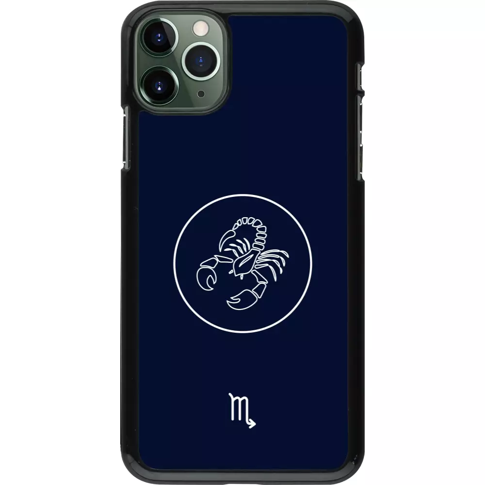 iPhone 11 Pro Max Case Hülle - Astrologie Skorpion