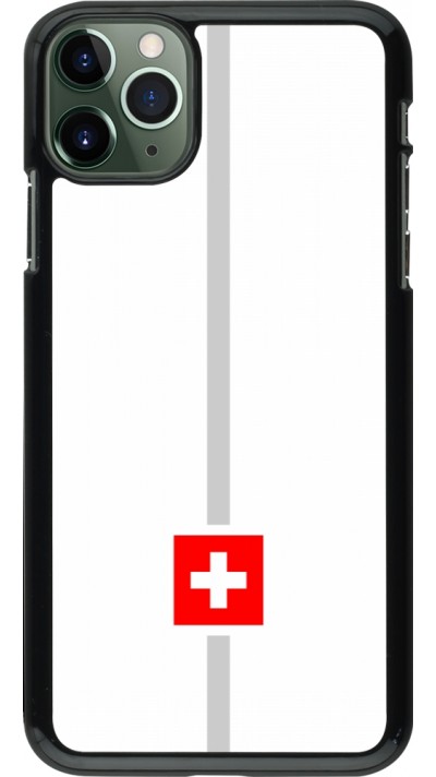 iPhone 11 Pro Max Case Hülle - Kanton CH weiss