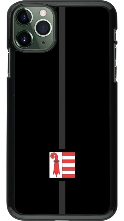 iPhone 11 Pro Max Case Hülle - Kanton JU schwarz