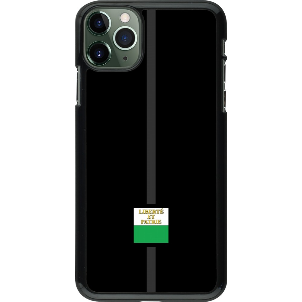 iPhone 11 Pro Max Case Hülle - Kanton VD schwarz
