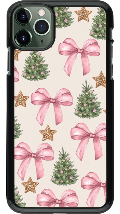Coque iPhone 11 Pro Max - Christmas 25 Vintage Ribbons