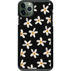 iPhone 11 Pro Max Case Hülle - Easter 2024 white on black flower