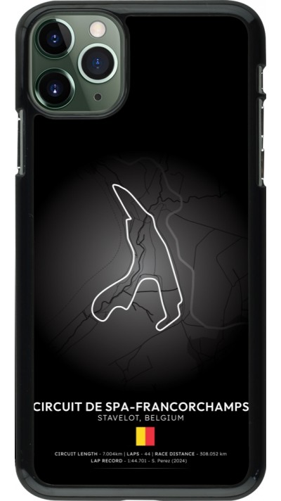 iPhone 11 Pro Max Case Hülle - F1 Track 2025 Belgium