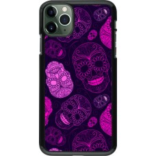 iPhone 11 Pro Max Case Hülle - Halloween 2023 pink skulls