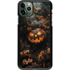 iPhone 11 Pro Max Case Hülle - Halloween 2025 Pumpkin with flowers