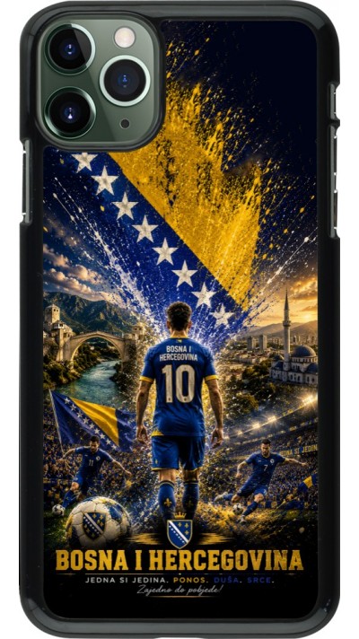 Coque iPhone 11 Pro Max - Football Bosnie-Herzégovine splash 2026