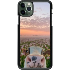 iPhone 11 Pro Max Case Hülle - Cow with tulips Spring 2026