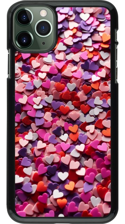 iPhone 11 Pro Max Case Hülle - Valentin 2025 Konfetti