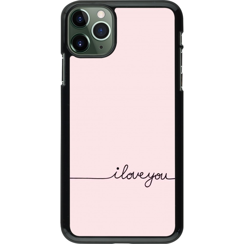 iPhone 11 Pro Max Case Hülle - Valentine 2023 i love you writing