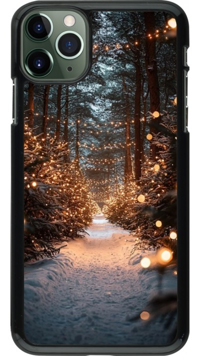 iPhone 11 Pro Max Case Hülle - Winter 25 Winter snowy road