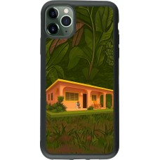 iPhone 11 Pro Max Case Hülle - Silikon schwarz Benitos house DTMF