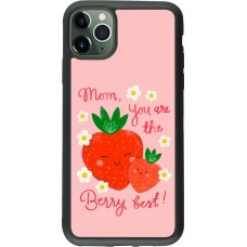 iPhone 11 Pro Max Case Hülle - Silikon schwarz Mom 2026 Berry best