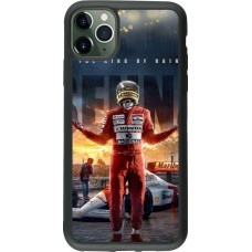 iPhone 11 Pro Max Case Hülle - Silikon schwarz Senna The King of Rain