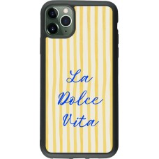 iPhone 11 Pro Max Case Hülle - Silikon schwarz The good life 2026