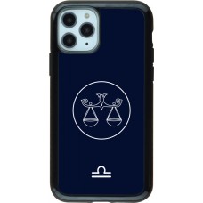 iPhone 11 Pro Case Hülle - Hybrid Armor schwarz Astrologie Waage