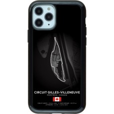iPhone 11 Pro Case Hülle - Hybrid Armor schwarz F1 Track 2025 Canada