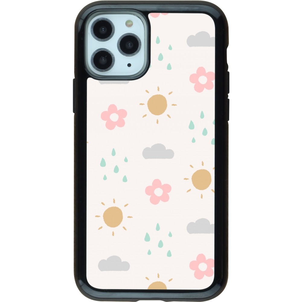 iPhone 11 Pro Case Hülle - Hybrid Armor schwarz Spring 23 weather