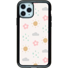 iPhone 11 Pro Case Hülle - Hybrid Armor schwarz Spring 23 weather