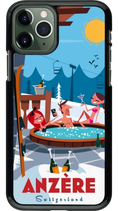 iPhone 11 Pro Case Hülle - Anzère Mountain Jacuzzi
